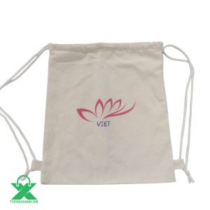 Túi canvas mộc balo dây rút